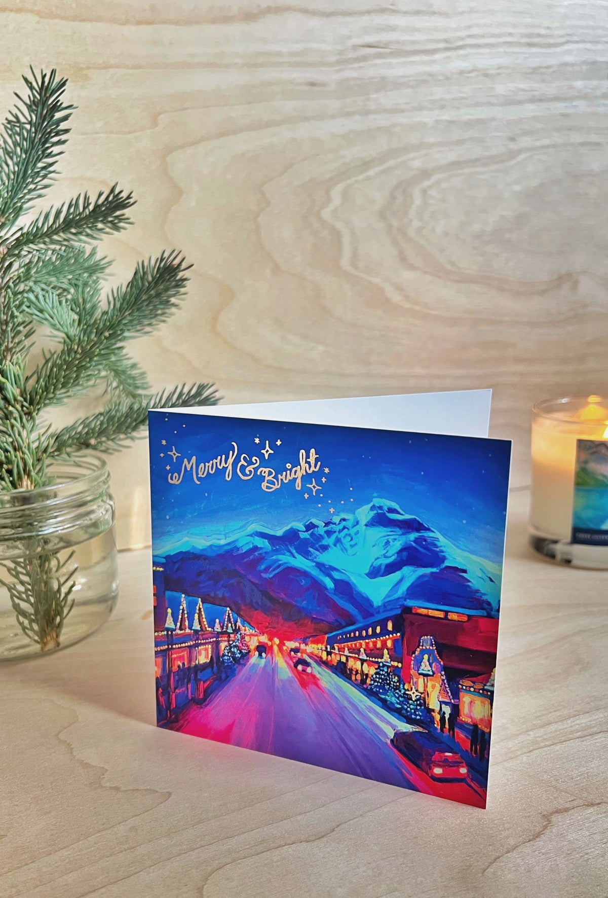 Set of 5 Holiday Cards - Banff, Canmore & Yoho National Park