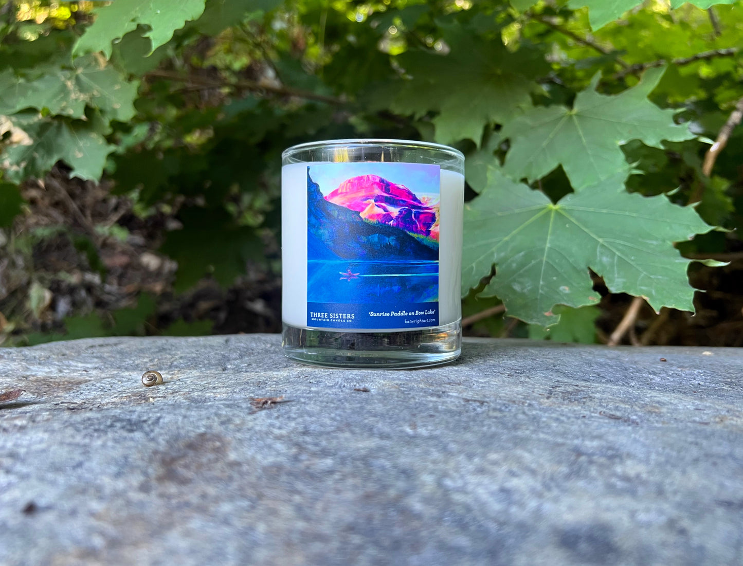 Sunrise Paddle on Bow Lake Soy Candle