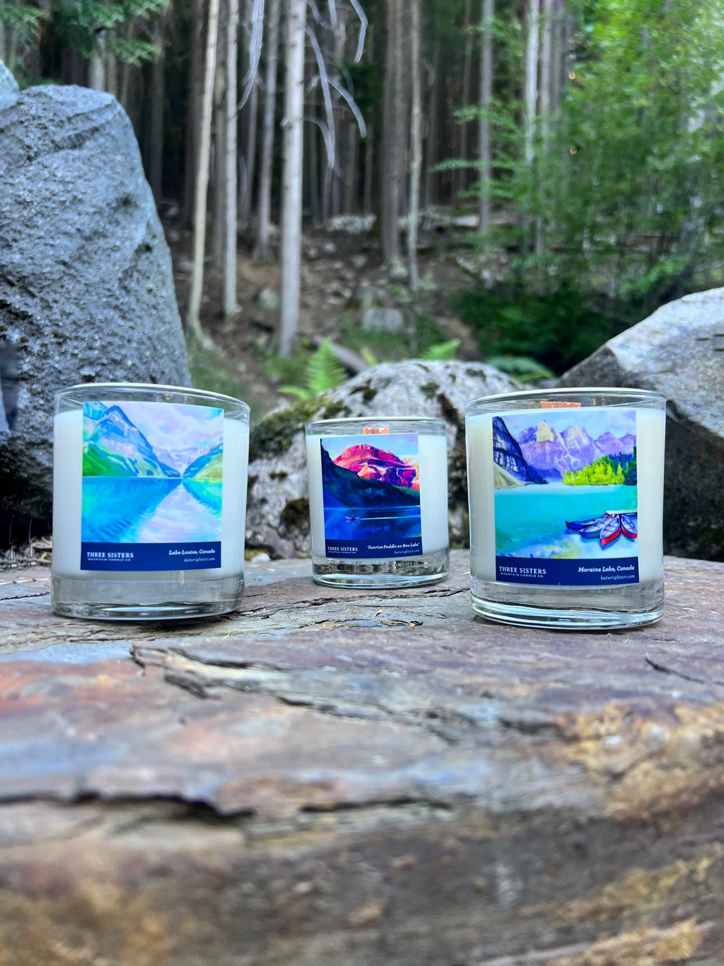 Sunrise Paddle on Bow Lake Soy Candle