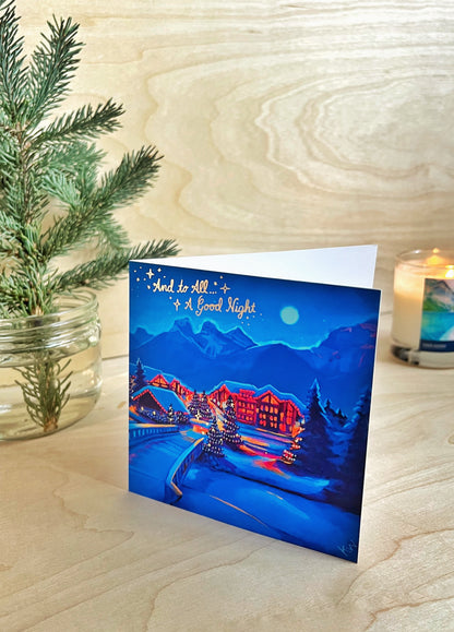 Set of 5 Holiday Cards - Banff, Canmore & Yoho National Park