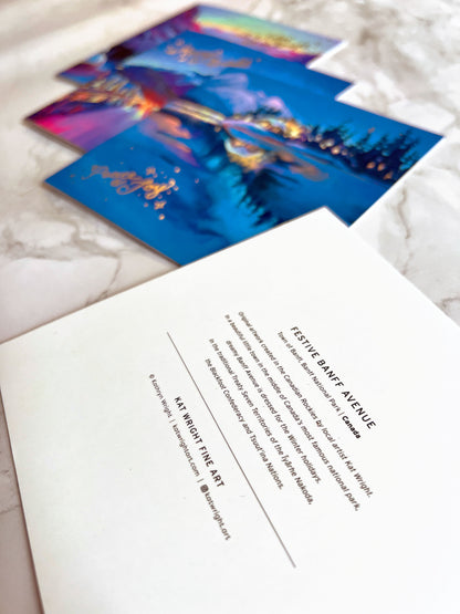 Cartes postales du parc national Banff – ensemble de 5