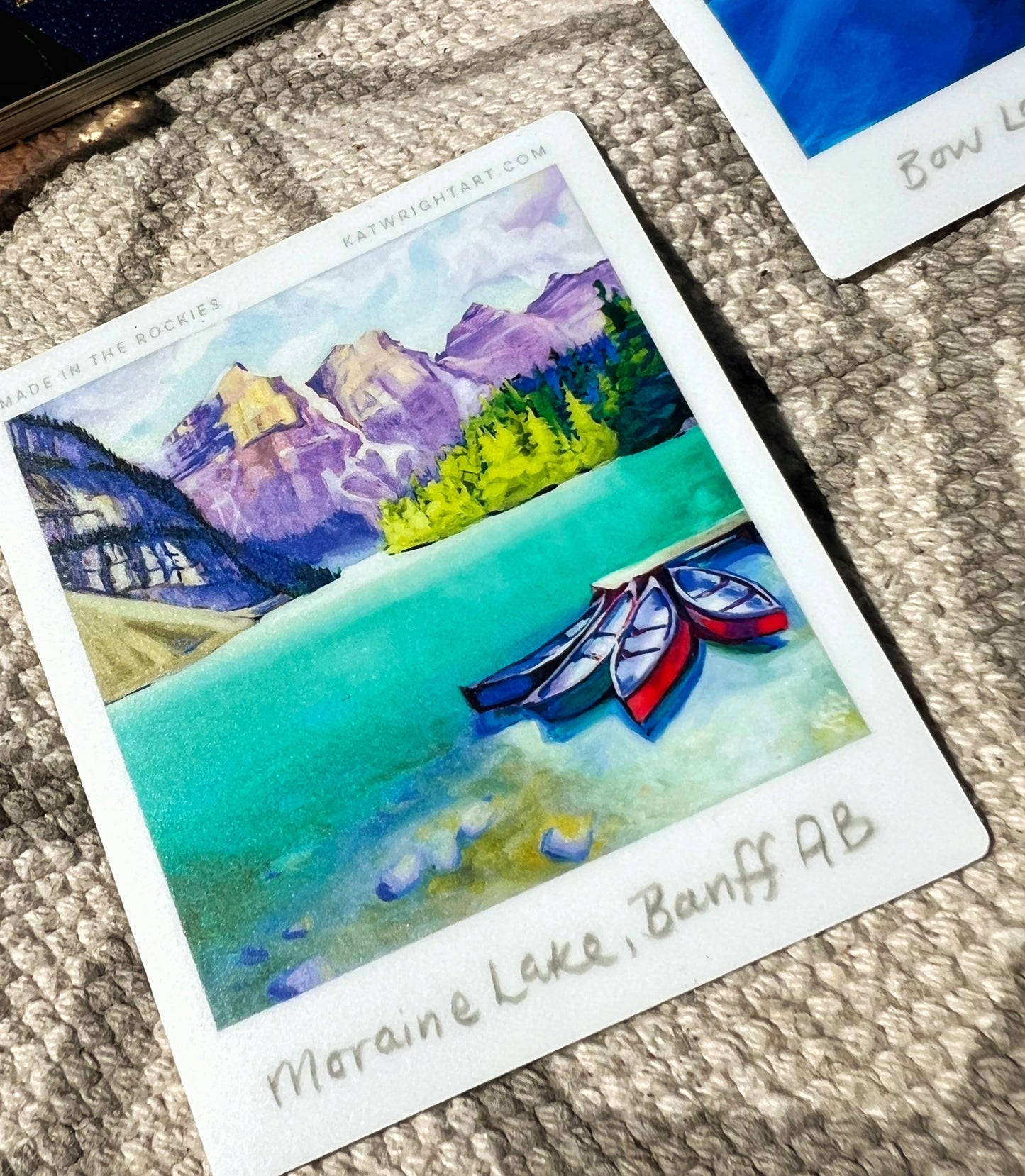 Canadian Rockies Polaroid Stickers 3.25” tall - Pack of Six
