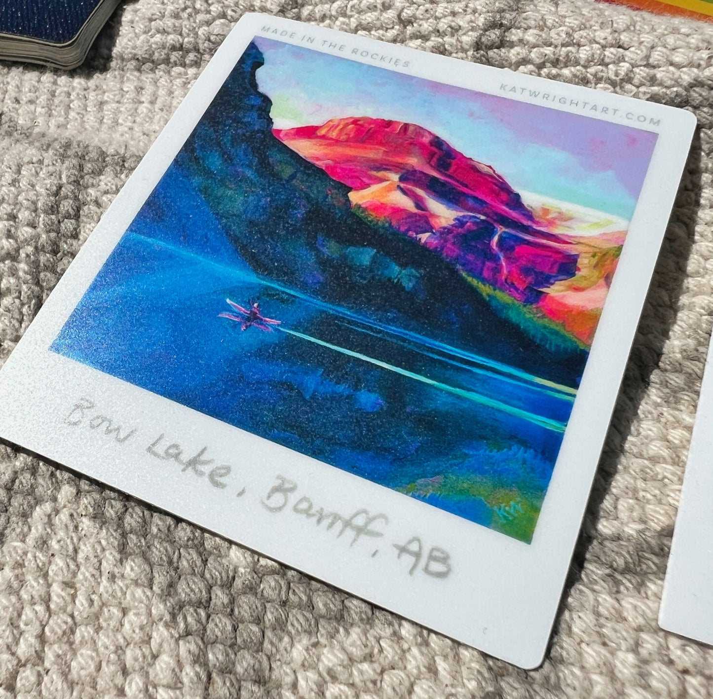 Canadian Rockies Polaroid Stickers 3.25” tall - Pack of Six