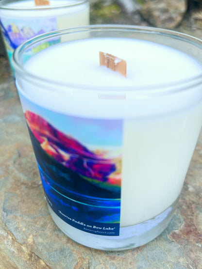 Sunrise Paddle on Bow Lake Soy Candle