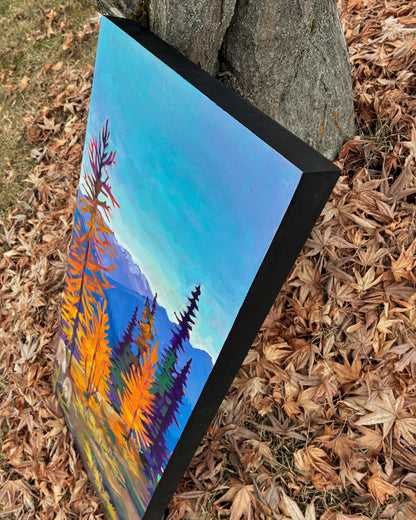 "Three Queens" 12" x 24" oil on wood panel