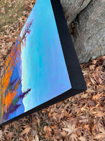 "Three Queens" 12" x 24" oil on wood panel