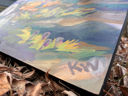 "Three Queens" 12" x 24" oil on wood panel