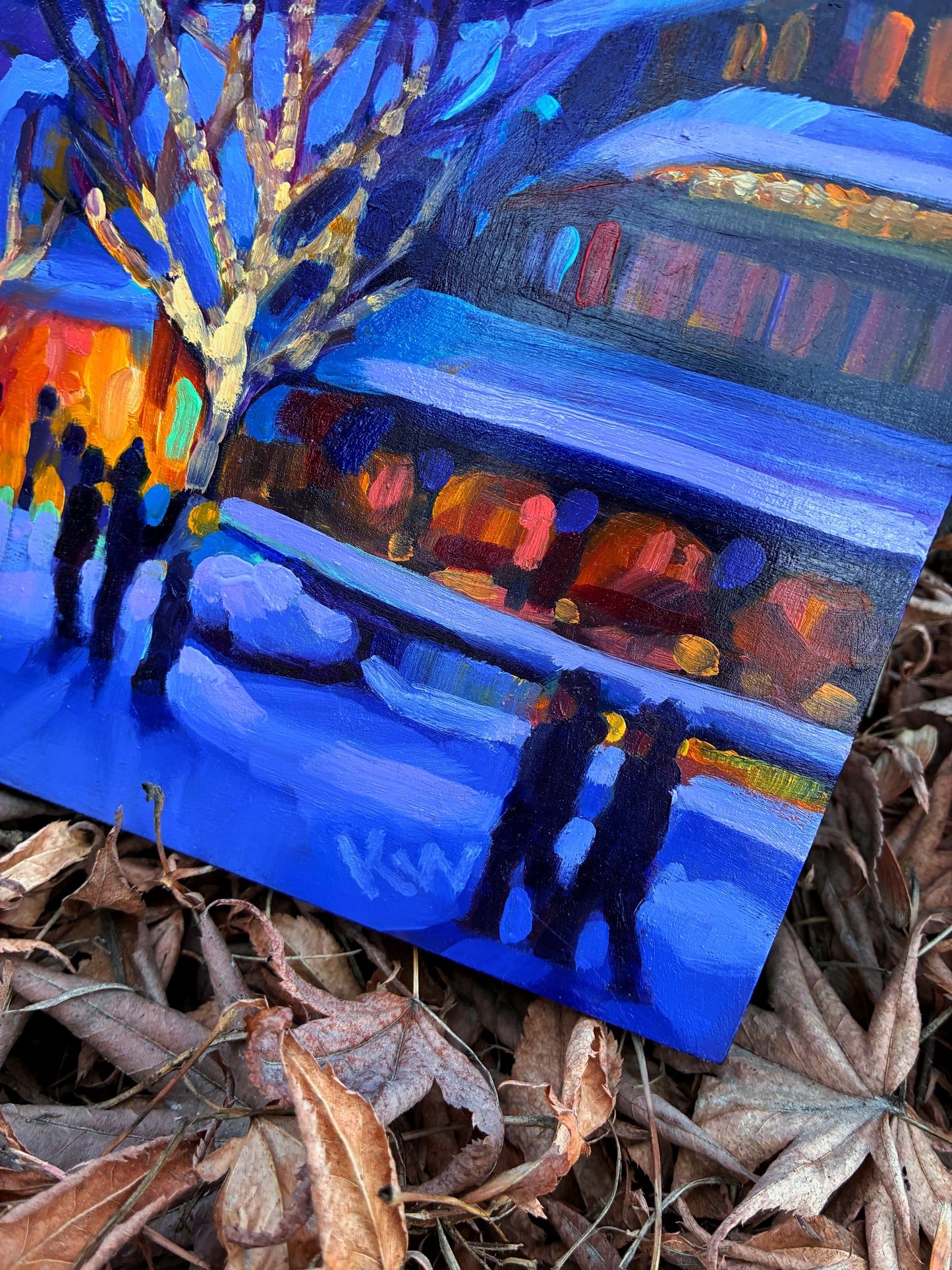 ‘Whistler Wonderland' 10"x10" oil on gallery panel