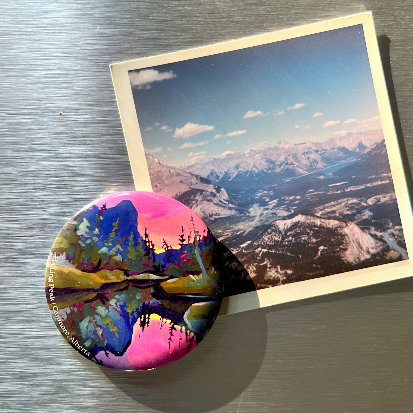 Summer Storm on Ha Ling - Canmore Magnet / Bottle Opener