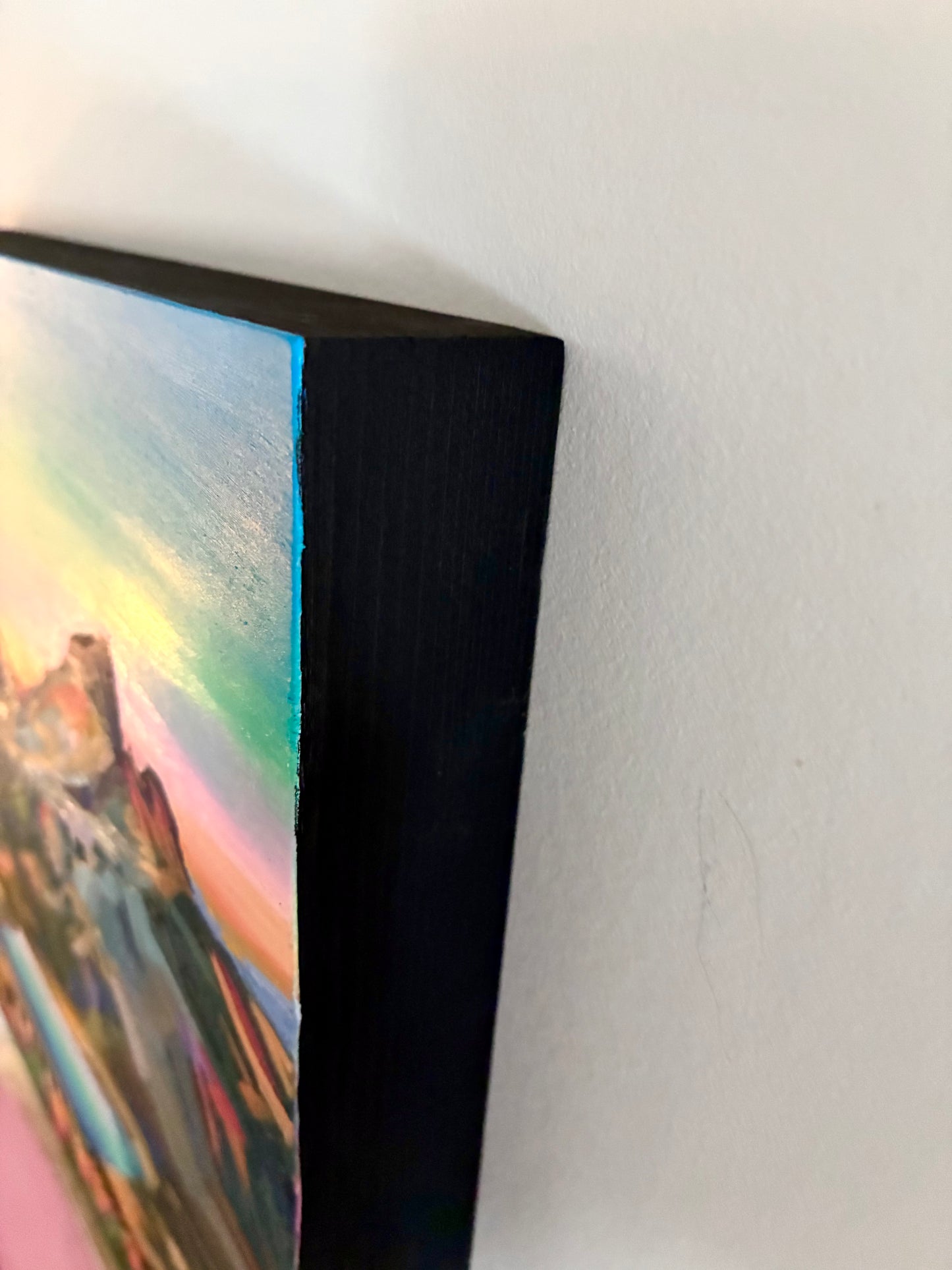 ‘Black Tusk from Panorama Ridge' 10"x10" oil on gallery panel