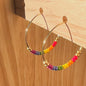 Polychrome Hoop Earrings 25mm