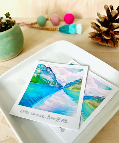 Vinyl Polaroid Sticker - Lake Louise, Alberta