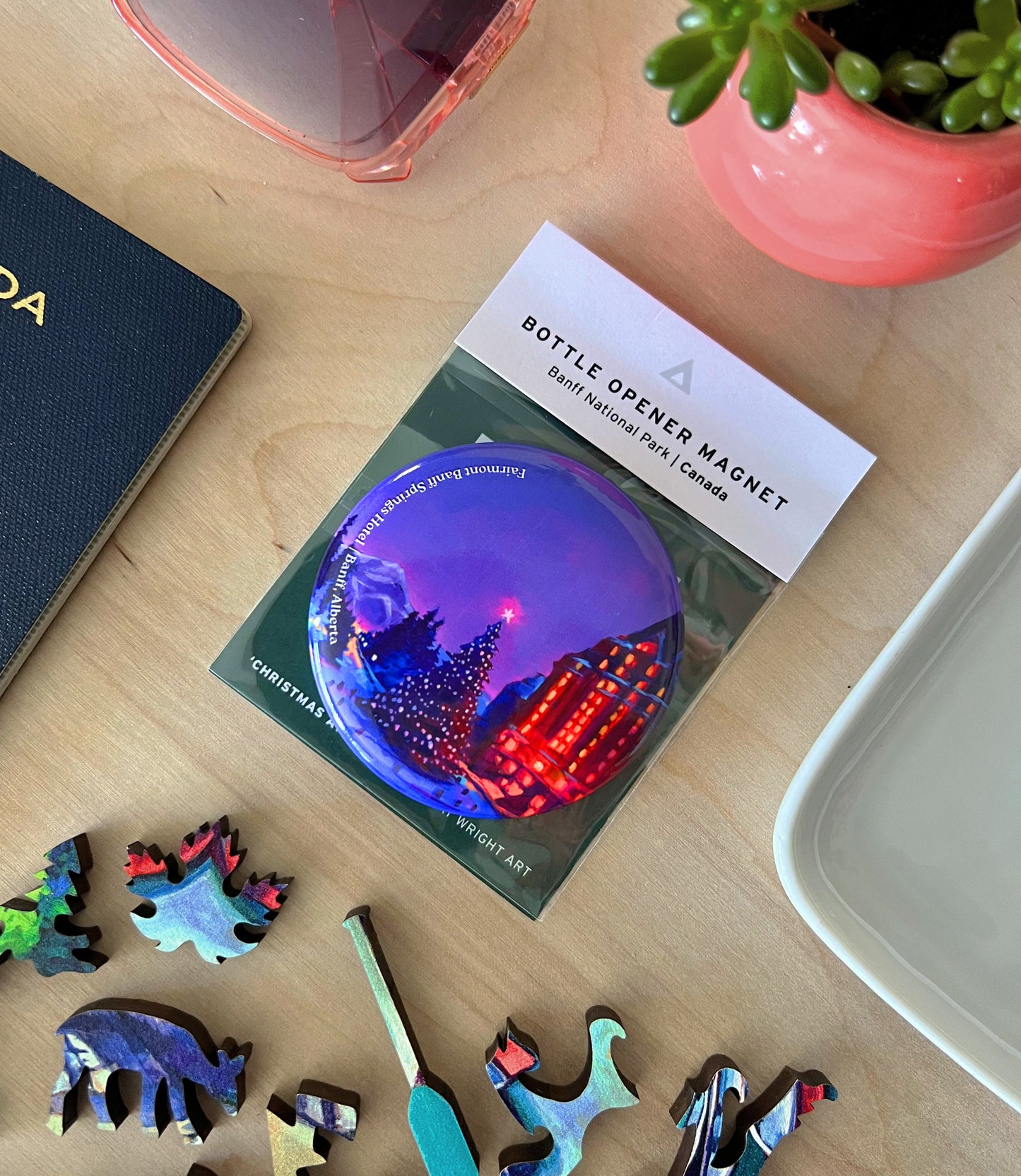 Magnet Bottle Opener - Christmas at the Castle
