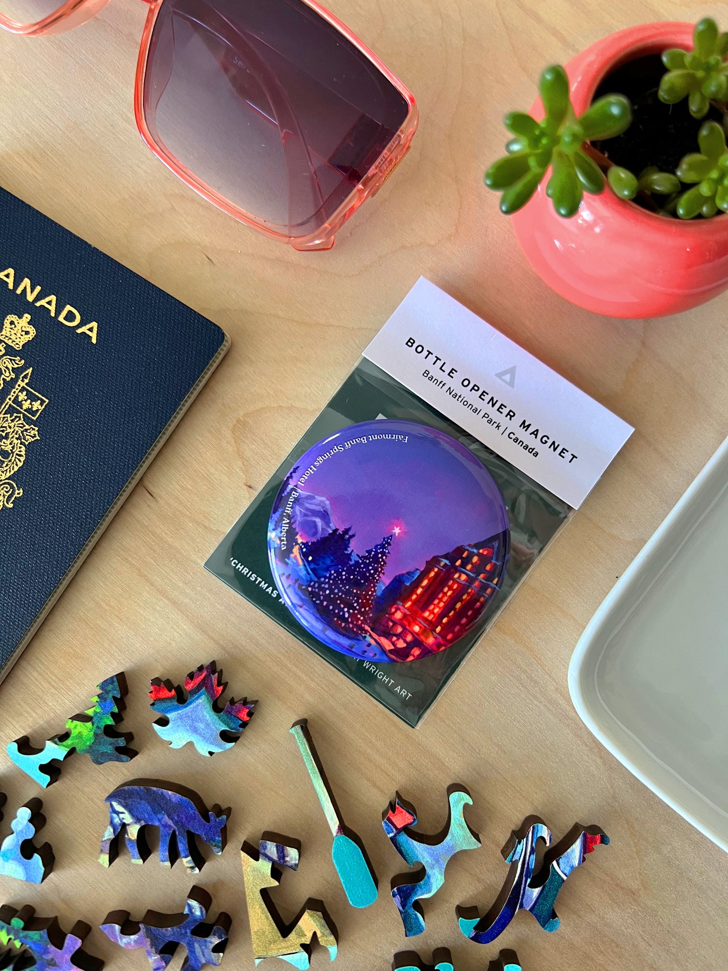Magnet Bottle Opener - Christmas at the Castle