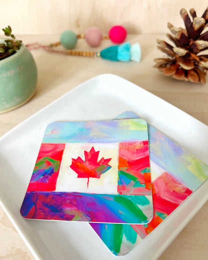 ‘Oh Canada’water bottle sticker 3”x3”