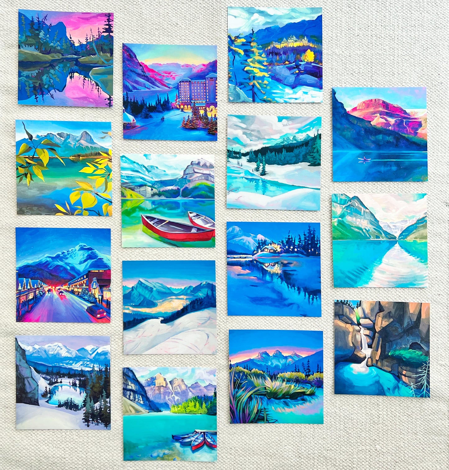 Canadian Rockies Postcards - Complete Set 2024