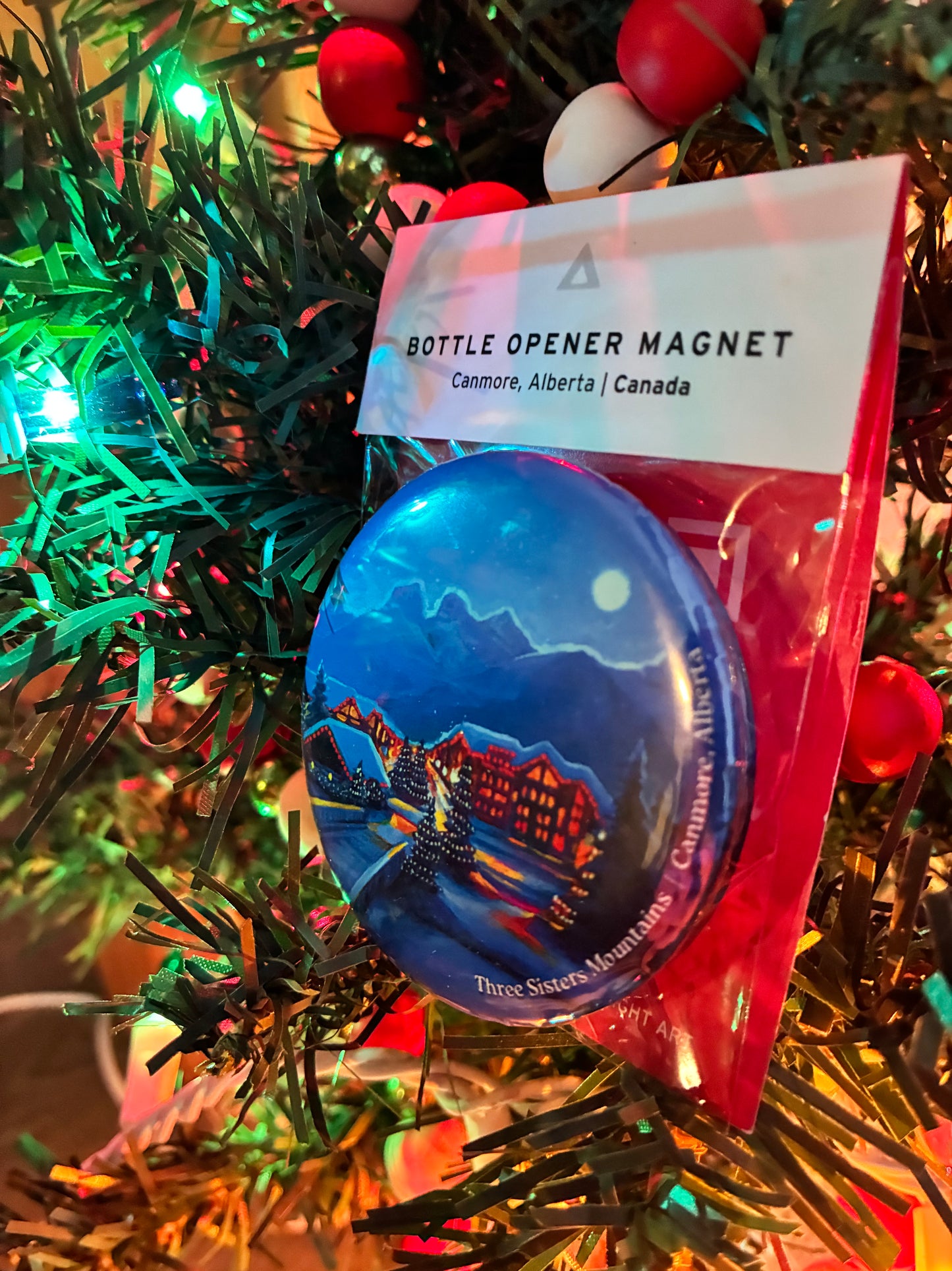 Tempête d'été sur Ha Ling - Canmore Magnet / Ouvre-bouteille