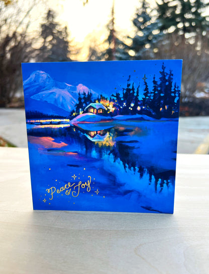 Set of 5 Holiday Cards - Banff, Canmore & Yoho National Park