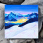 'Banff Town' Flush Mount Print 6x6 Panel