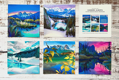 Canmore Art Postcards – set of five