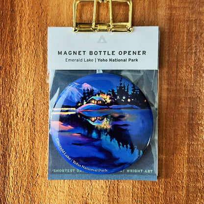 Magnet Bottle Opener - Shortest Day of the Year (Emerald Lake)